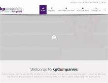 Tablet Screenshot of kprecruiting.com